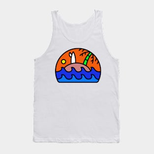 Surfing Waves Tank Top